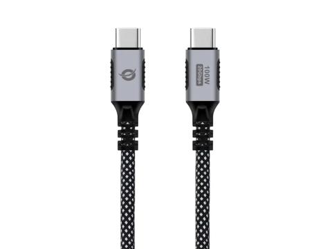 Conceptronic ETTA07B20 USB 3.2 Gen 2x2 C-C PD 3.0 100W Cable 2M, 20V 5A, 20Gbps, 4K60Hz, E-Mark