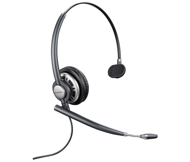 HP Poly EncorePro HW710 Single Ear Headset +Carry Case +Quick Disconnect