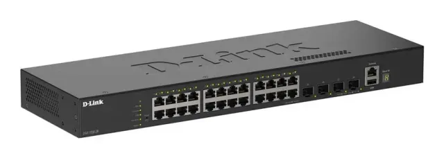 D-Link 28-Port Gigabit Stackable Smart Managed Switch with 4 x 10G SFP+ Ports