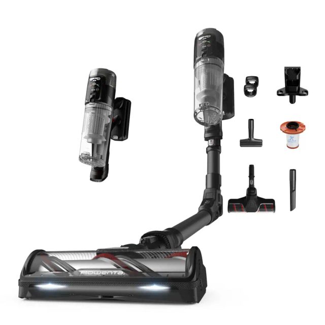 Rowenta X-Force Flex RH9L55E0 stick vacuum/electric broom 2-in-1 stick vacuum Battery Dry Bagless 0.65 L Black