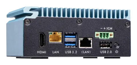 Shuttle Edge PC System SPCEL02XA , Intel Celeron J6412, 8GB RAM, 120GB M.2 SATA, 1x HDMI, 2x 2.5G LAN, 1x COM, DIO, 12-24V, 24/7 permanent operation, fanless, incl. VESA & DIN-RAIL mount