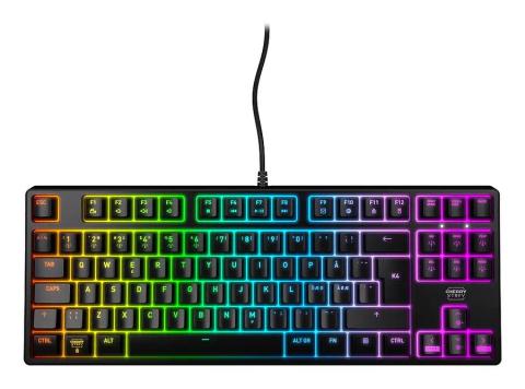 CHERRY XTRFY K4V2 RGB TKL keyboard Gaming USB QWERTY Spanish Black