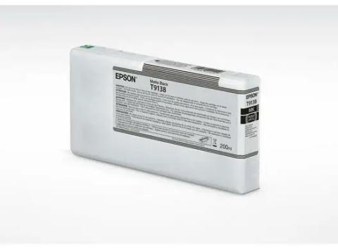 Epson T9138 Matte Black Ink Cartridge (200ml)