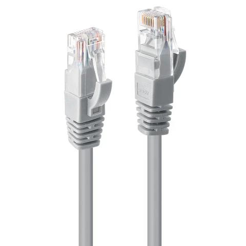 Lindy 15m Cat.6 U/UTP Network Cable, Grey