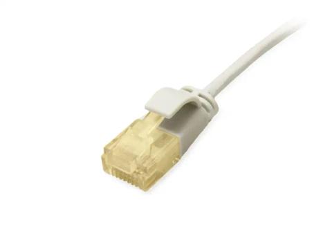 Equip Cat.6A U/UTP Slim Patch Cable, 0.15m, Grey
