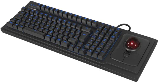KeySonic KSK-8202ELU-T (DE) keyboard Universal USB German Black
