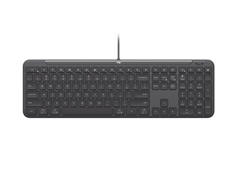 Logitech Signature Slim Wired K620 For Business keyboard Universal USB QWERTZ German Graphite