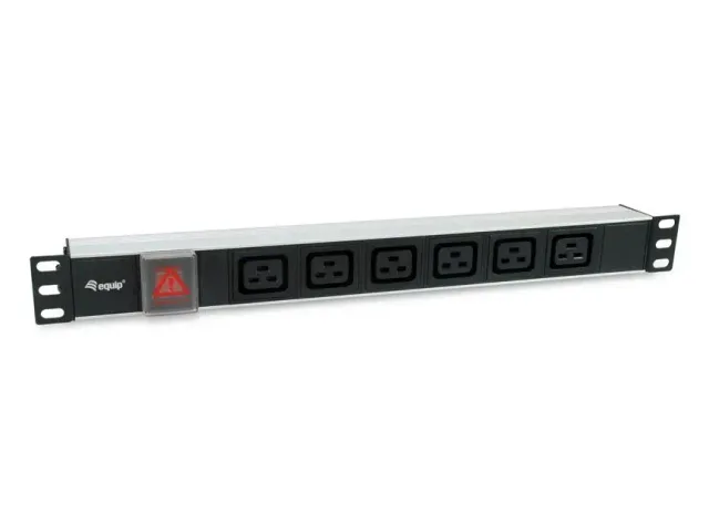 Equip 333319 power distribution unit (PDU) 6 AC outlet(s) 1U Black