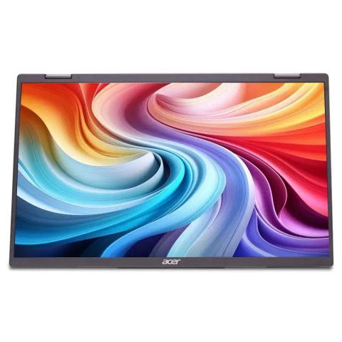 Acer PD163Qbmiuux computer monitor 39.6 cm (15.6") 1920 x 1080 pixels Double Full HD LED Grey