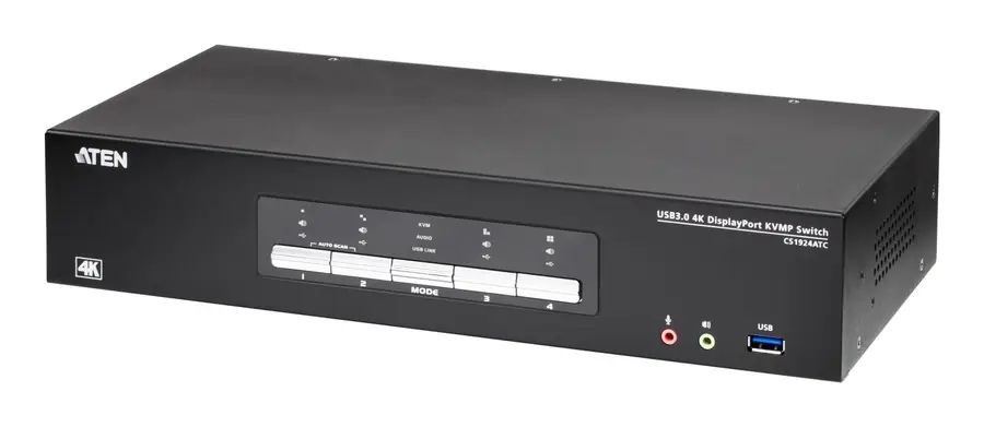 ATEN CS1924ATC KVM switch Black