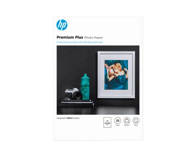 HP Premium Plus Photo Paper Glossy 300 g/m2 A4 (210 x 297 mm) 20 sheets