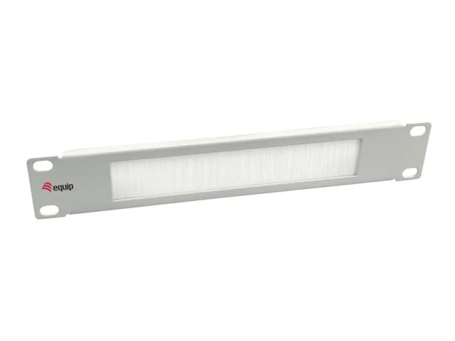 Equip 10" Brush Panel 1U, Light Grey