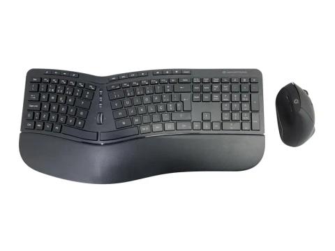 Conceptronic ORAZIO ERGO Wireless Ergonomic Keyboard & Mouse Kit, Portuguese layout