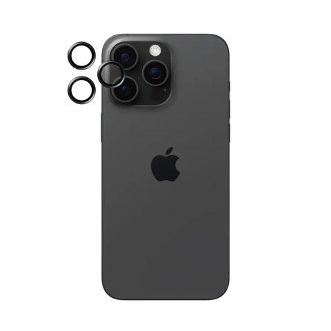 PanzerGlass ® Hoops® Metal Camera Lens Protector Black iPhone 15 Pro | Pro Max Clear screen protector Apple 1 pc(s)