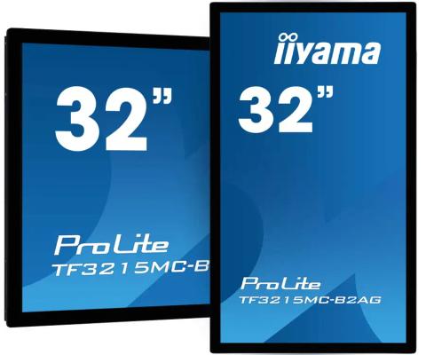 iiyama ProLite TF3215MC-B2AG computer monitor 80 cm (31.5") 1920 x 1080 pixels Full HD LED Touchscreen Kiosk Black