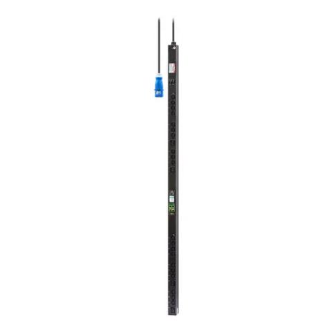 APC Easy Rack PDU, Metered Outlet, 0U, 1 Phase, 7.4kW, 230V, 32A, (20) C13 and (4) C19 outlets, IEC60309 2P+E inlet