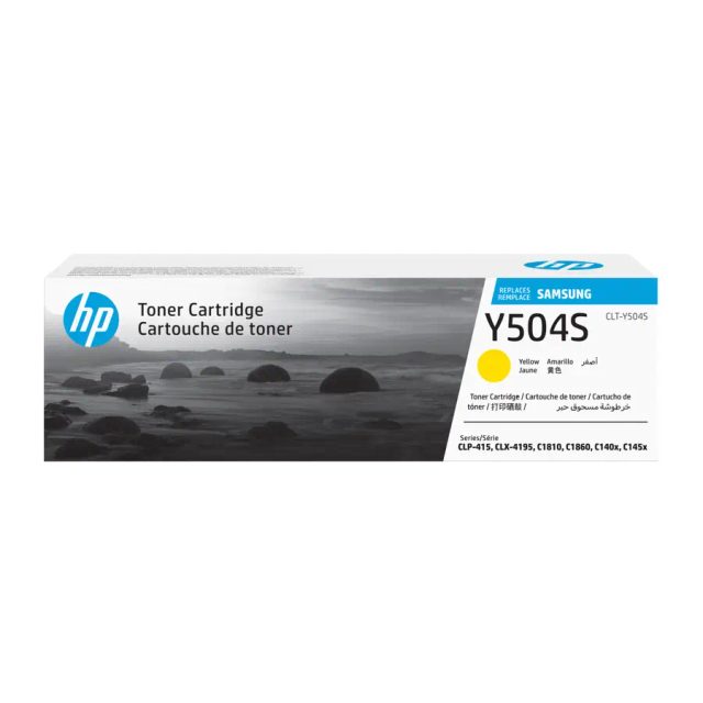 Samsung CLT-Y504S Yellow Original Toner Cartridge