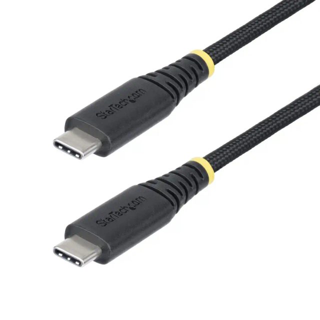 StarTech.com 3ft (1m) USB-C Charging Cable, Durable and Ultra-Flexible, 240W (5A) PD EPR, USB 2.0 Laptop Charger Cable, USB-IF Certified, Rugged USB-C Charging Cord