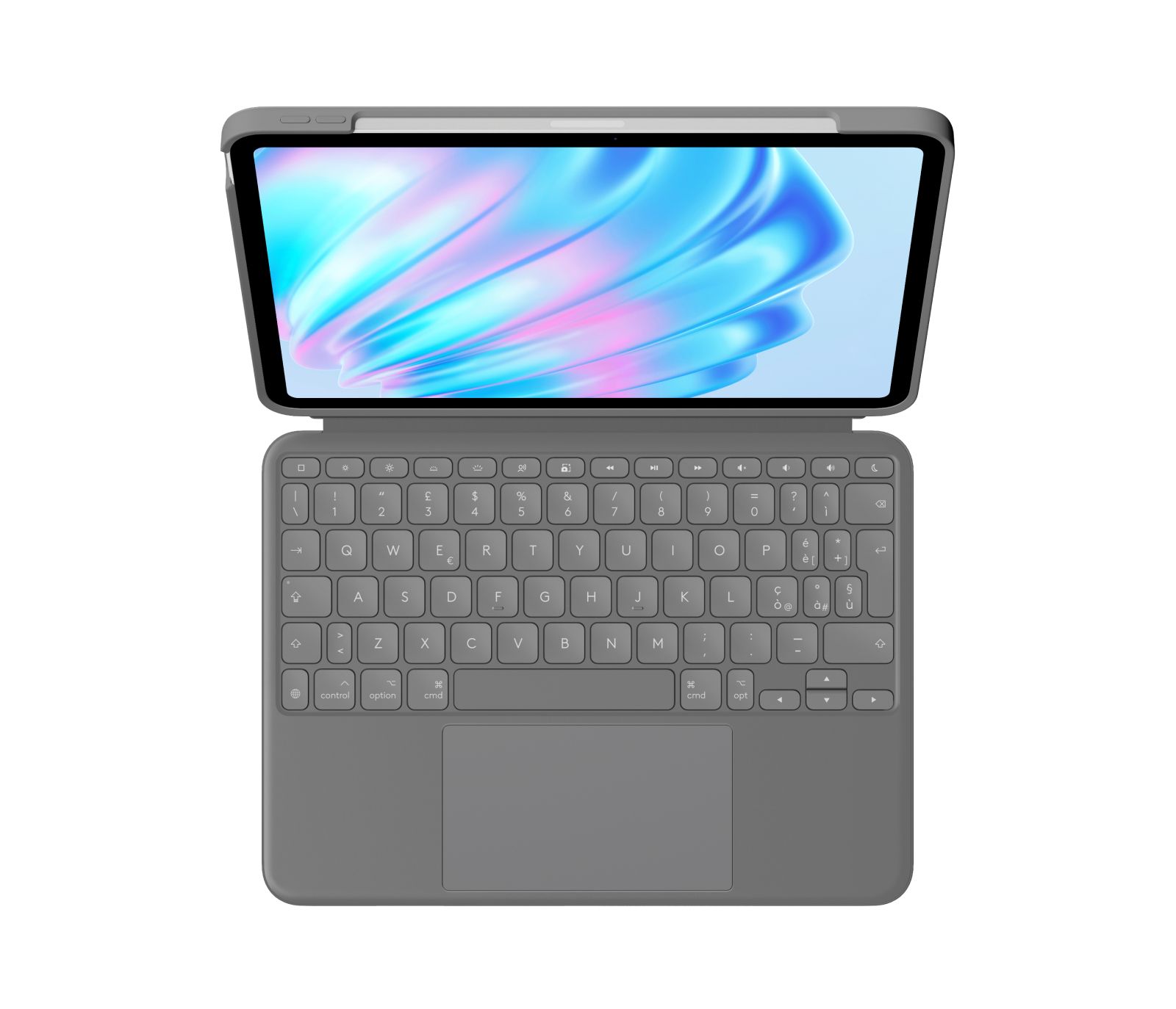 Logitech Combo Touch QWERTY Italian Smart Connector Grey