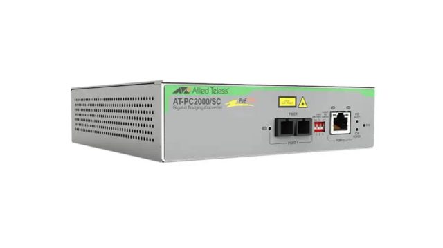 Allied Telesis AT-PC2000/SC-960 network media converter 1000 Mbit/s Grey
