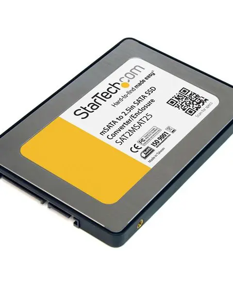 StarTech.com 2.5in SATA to Mini SATA SSD Adapter Enclosure