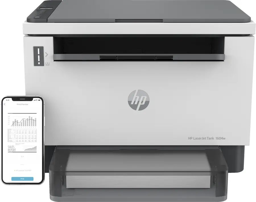 HP LaserJet Tank MFP 1604w Printer Laser A4 600 x 600 DPI 22 ppm Wi-Fi