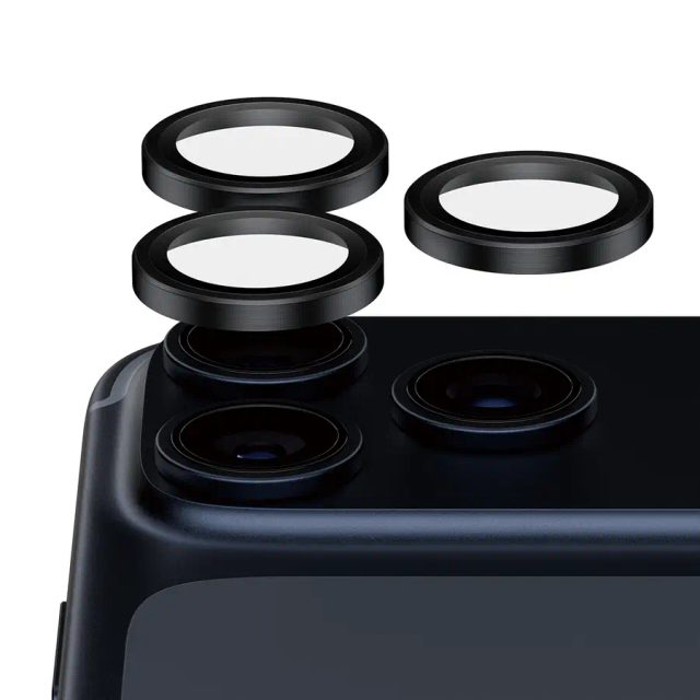 PanzerGlass ® Hoops® Ceramic II Camera Lens Protector iPhone 17 Pro | iPhone 17 Pro Max | iPhone 16 Pro | 16 Pro Max Clear screen protector Apple 1 pc(s)