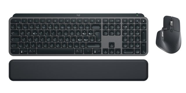 Logitech MX Keys Combo for Business Gen 2 keyboard Mouse included Office RF Wireless + Bluetooth QWERTY Italian Graphite