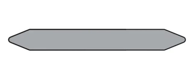 Brother LTZ1A037FPIP self-adhesive label Grey 160 pc(s)