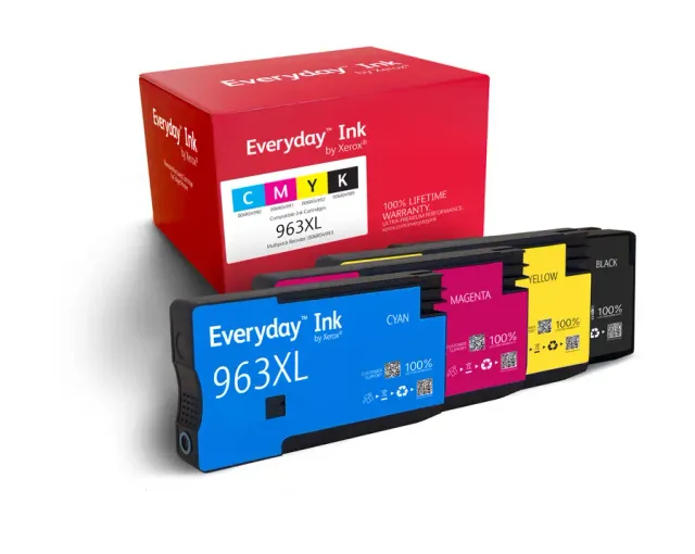 Everyday™ Multipack Ink by Xerox compatible with HP HP963XL (HP963XL MULTIPACK), High capacity