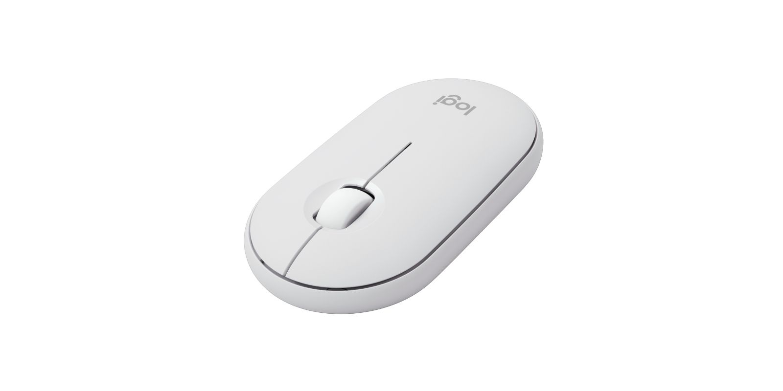 Logitech 920-012210 keyboard Mouse included Universal RF Wireless + Bluetooth AZERTY French White