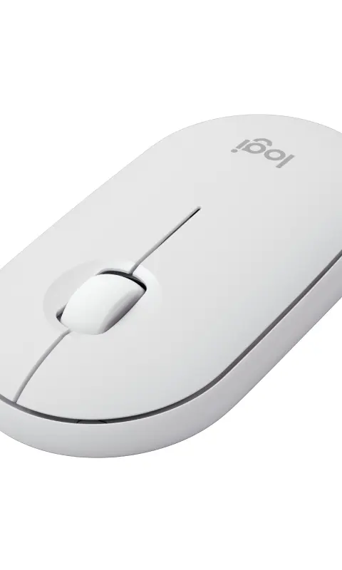Logitech 920-012210 keyboard Mouse included Universal RF Wireless + Bluetooth AZERTY French White