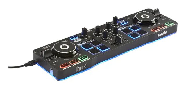 Hercules Starlight CD scratcher 2 channels Black