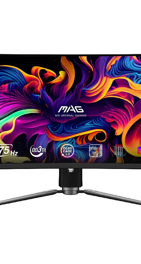 MSI MAG 341CQP QD-OLED computer monitor 86.4 cm (34") 3440 x 1440 pixels UltraWide Quad HD Black