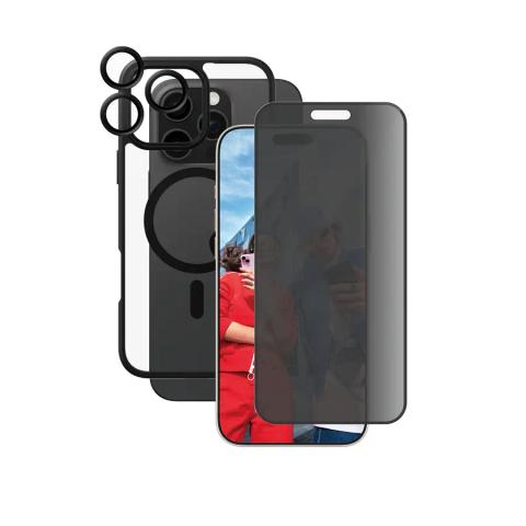 PanzerGlass ® | CARE by ® Flagship 3-in-1 Privacy Bundle iPhone 16 Pro Max Clear screen protector Apple 1 pc(s)