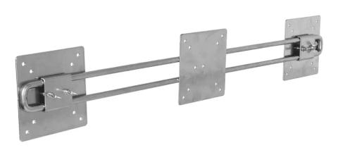 R-Go Tools R-Go Steel Wing for 2 monitors, silver