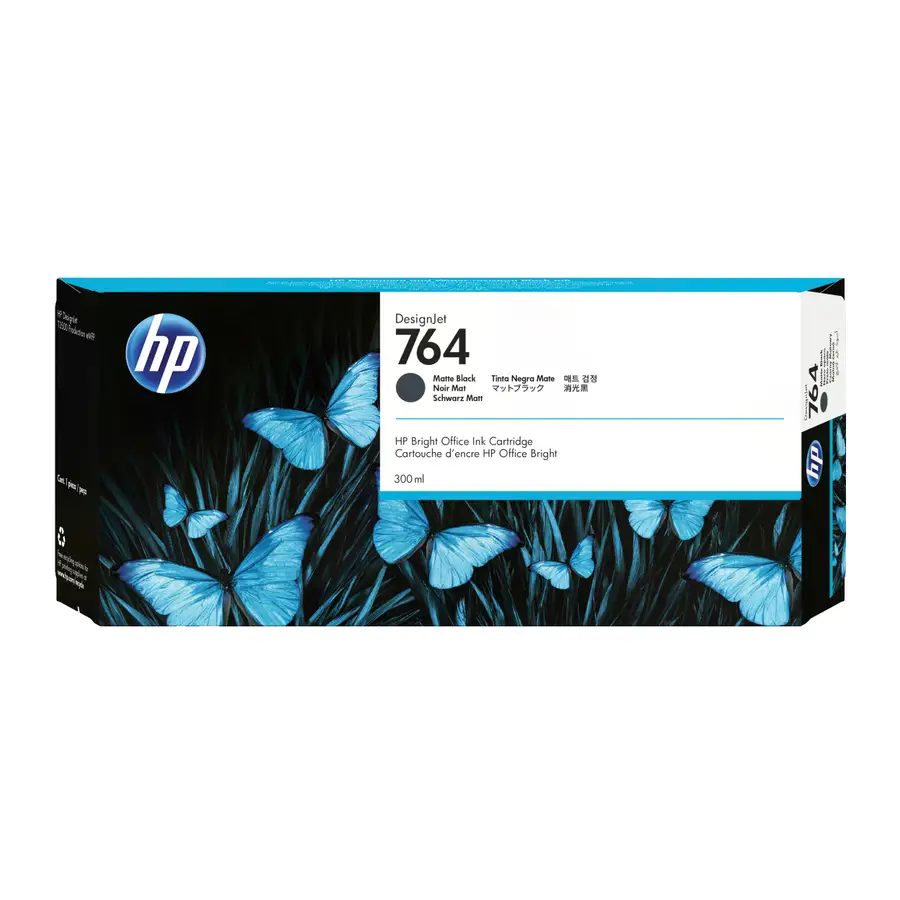 HP 764 300-ml Matte Black Ink Cartridge