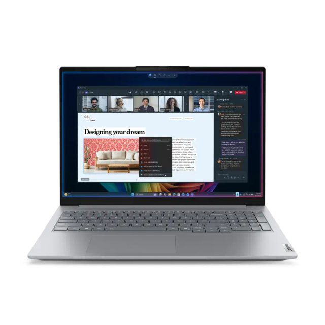 Lenovo ThinkBook 16 G9 IPL Copilot+ PC Intel Core Ultra 5 325 Laptop 40.6 cm (16") WUXGA 16 GB DDR5-SDRAM 512 GB SSD Wi-Fi 7 (802.11be) Windows 11 Pro German Grey
