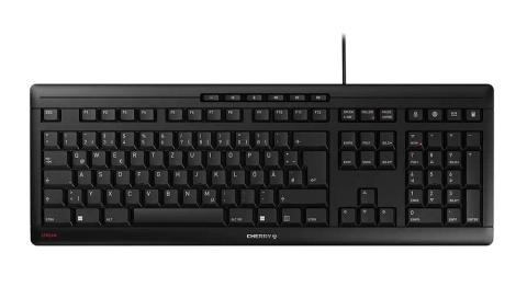 CHERRY STREAM keyboard Home/Office USB QWERTY Portuguese Black, Grey