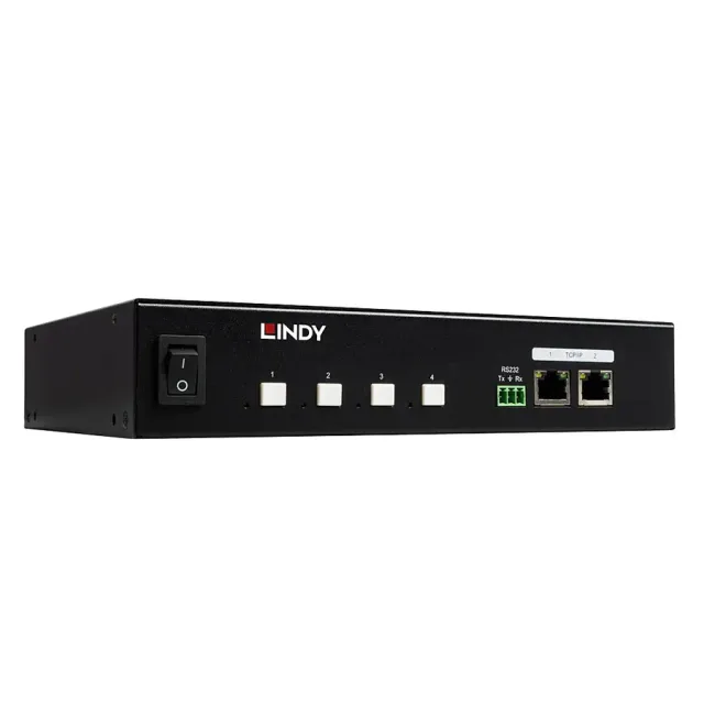 Lindy 32622 power distribution unit (PDU) 4 AC outlet(s) 1U Black