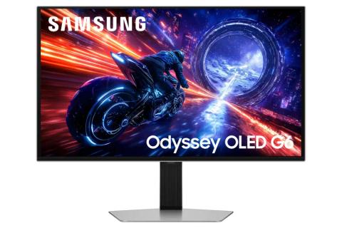 Samsung G60SF computer monitor 68.6 cm (27") 2560 x 1440 pixels Quad HD OLED Silver