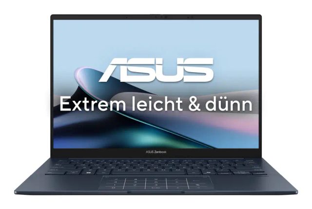 ASUS Zenbook 14 OLED UX3405CA-QL205W Intel Core Ultra 9 285H Laptop 35.6 cm (14") Touchscreen WUXGA 32 GB LPDDR5x-SDRAM 1 TB SSD Wi-Fi 7 (802.11be) Windows 11 Home German Blue