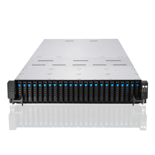 ASUS RS720-E11-RS24U Intel C741 Rack (2U) Black, Silver