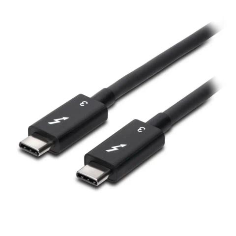Kensington 0.7m (2.3ft) Thunderbolt 3 Cable – 40Gbps – 100W PD – certified TB3 – USB-C Compatible