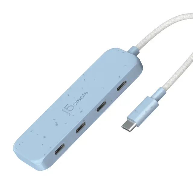 j5create Eco-Friendly USB-C to 4-Port Type-C Gen 2 Hub