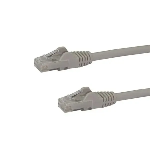 StarTech.com 7m CAT6 Ethernet Cable - Grey CAT 6 Gigabit Ethernet Wire -250MHz 100W PoE RJ45 UTP Network/Patch Cord Snagless w/Strain Relief Individually Tested