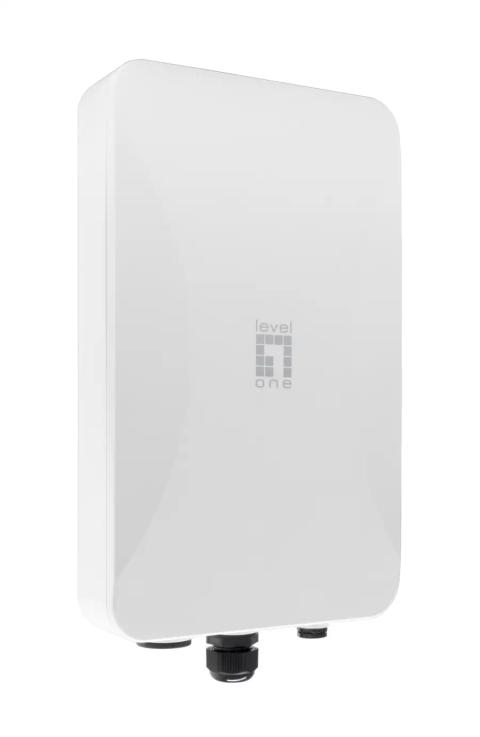 LevelOne AX3000 Dual Band Wi-Fi 6 Outdoor PoE Wireless Access Point, Omni-directional