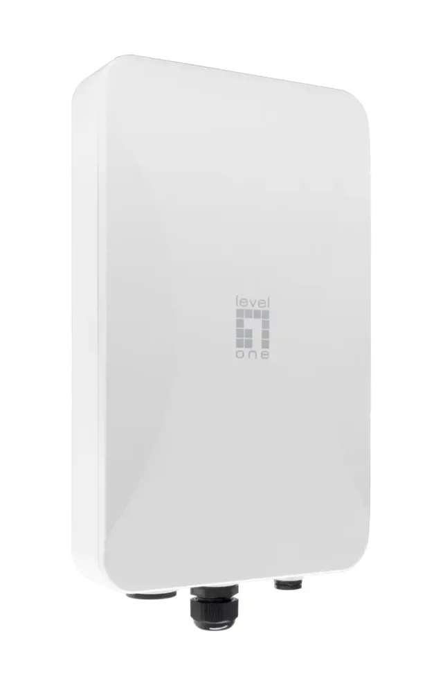 LevelOne AX3000 Dual Band Wi-Fi 6 Outdoor PoE Wireless Access Point, Omni-directional