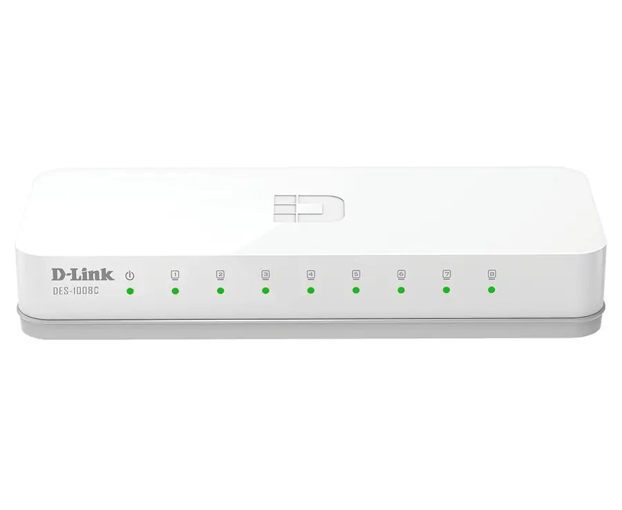 D-Link 0 Unmanaged Fast Ethernet (10/100) Desktop White