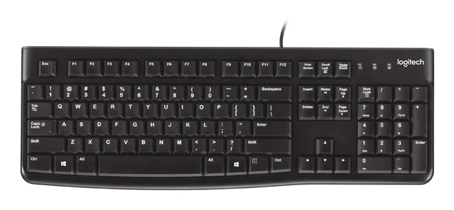 Logitech K120 for Business keyboard Universal USB Hebrew Black